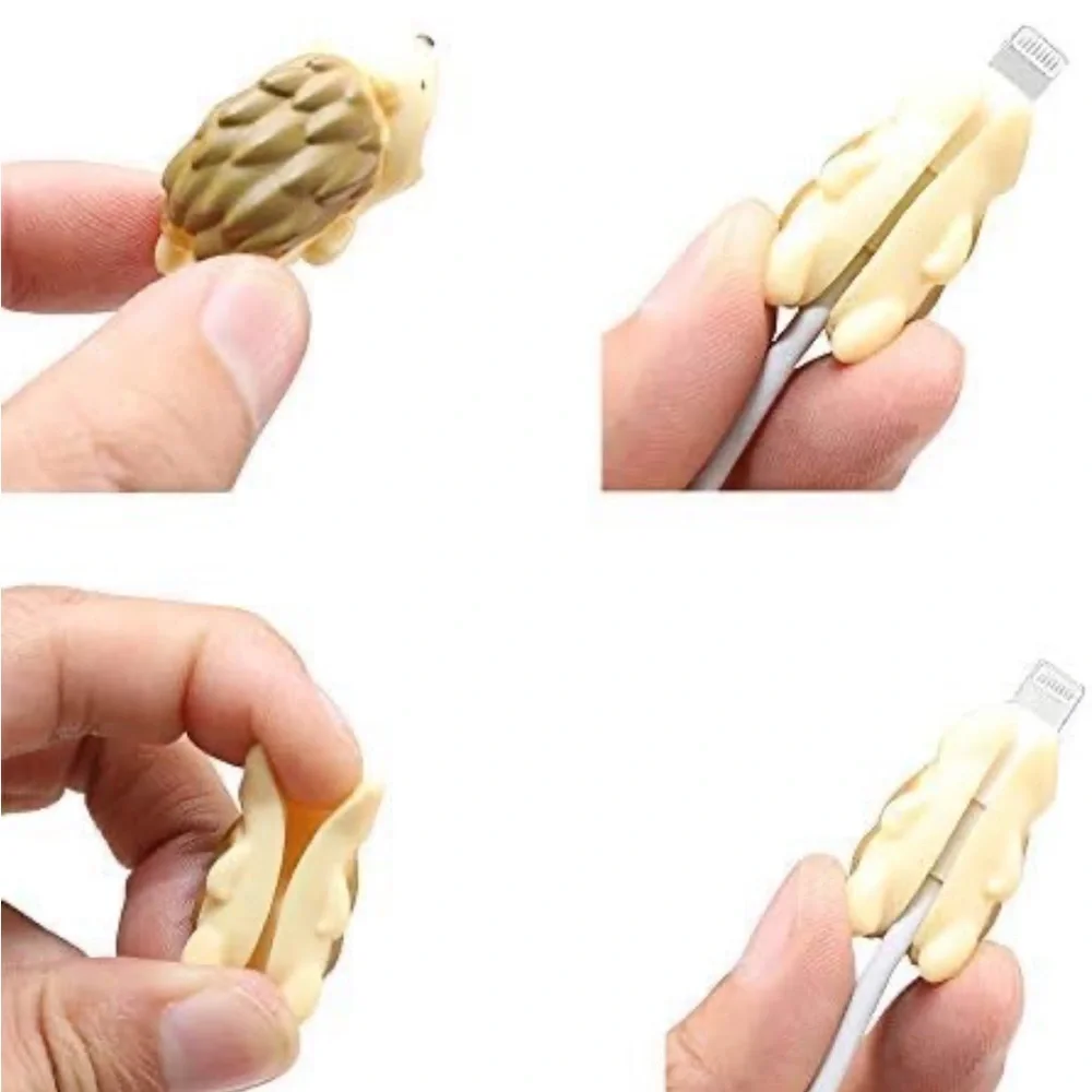 🐼 3/$25 set of 3 animal bite cable protectors for Apple products - random
